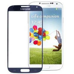 Original Front Screen Outer Glass Lens For Samsung Galaxy S Iv I9500 navy Blue