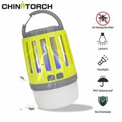 Camp Lantern - LED Tent Lamp 2-IN-1 Bug Zapper Lamp USB Rechargeable Camping Lantern Portable Waterproof Electric Mosquito Killer LED Lantern