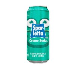 Sparletta Soft Drink Can Cream Soda 24 X 300ML