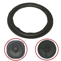 Black 12 Inch Speaker Surround Decorative Circle Repair Foam For Bass Woofer Horn