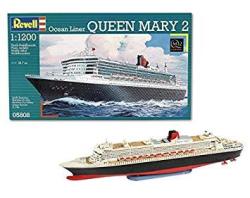 Revell Queen Mary 2 Cruise Liner - 1:1200 Model Kit By Revell