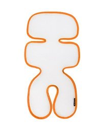 Manito Breath Original 3D Mesh Seat Pad cushion liner For Stroller And Car Seat Orange