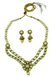 New Indian Bollywood Gold Tone Traditional Necklace Set Ethnic Women Jewelry IMOJ-BNS31A