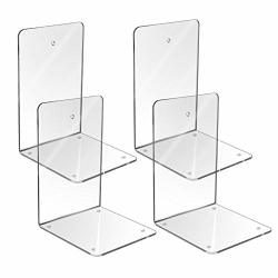 School STARHAND 1 Pair Metal Bookends Black L-Shaped Heavy Duty Book Stopper with Anti-Slip Bottom for Desks Shelves Home and Office 