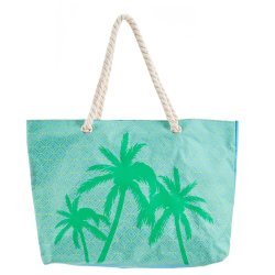 No Brand - Waterproof Beach Bag Palm Tree