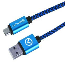 Amplify Pro Linked Series Micro USB Braided Cable 2METER Black blue