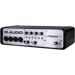 M-audio M-track Quad 4 Channel Audio Plus Usb Midi Interface