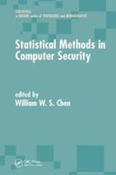 Statistical Methods In Computer Security Paperback