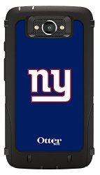 Otterbox Defender Case For Droid Turbo - Retail Packaging - Nfl Giants Black With New York Giants Nfl Logo