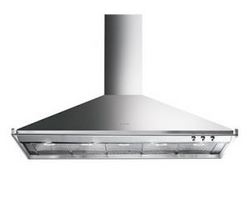 Smeg Classic 150CM Wall Mounted Extractor Stainless Steel - KD150X-2