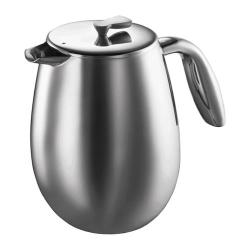Bodum Columbia Cofee Maker Double Wall 12 Cup Stainless Steel