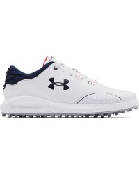 Men's Ua Draw Sport Spikeless Golf Shoes - White 10