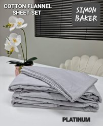 Brushed Cotton Flannel Winter Sheet Sets