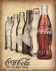 Desperate Enterprises Coca-cola The Real Thing Tin Sign 12.5" W X 16" H