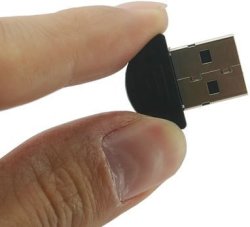 Wired-up Worlds Smallest MINI USB Bluetooth Adapter Dongle. Very Small And Easy To Use...