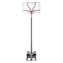 Basketball Hoop With Adjustable Stand From 2.40 To 3.05M B500 Easy Box - Grey