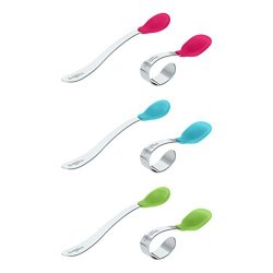 Green Sprouts Learning Spoon Set Pink 9 Months
