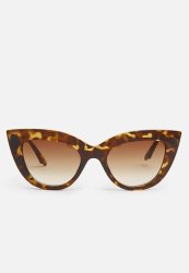 Joy Collectables Winged Cat-eye Sunglasses - Brown