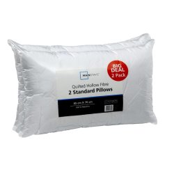 Mainstays 2 Pack Quilted Hollow Fibre Pillow Reviews Online