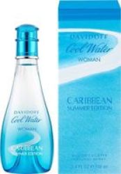 Davidoff Cool Water Woman Caribbean Summer Edition Eau De Toilette 100ML - Parallel Import