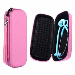 Stethoscope Case Compatible With 3M Littmann Classic Iii lightweight II S.e. cardiology Iv Diagnostic mdf Acoustica Deluxe Lightweight Dual Head Monitoring Stethoscope-pink Box Only