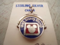 New Sterling Silver Walt Disney World Charm
