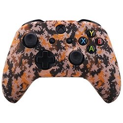 Soft Silicone Protective Cover Skin For Xbox One S Orange