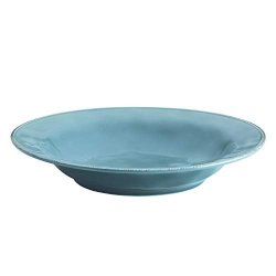 Rachael Ray 47920 14" Round Stoneware Serving Bowl 14 Inch Agave Blue