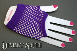 Net Glove Short - One Size - Purple
