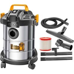 Ingco - Vacuum Cleaner Wet And Dry - 12 Litre