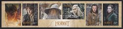 The Hobbit Battle Of Five Armies Strip Of 6 Collectible Postage Stamps New Zealand