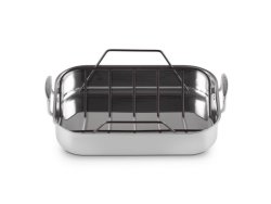 Le Creuset 3-PLY Stainless Steel Roaster With Rack