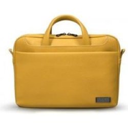 Port Design S Zurich Toploading Notebook Case 33.8 Cm 13.3 Briefcase Yellow 10 13 35 X 33.5 4 150D Polyester