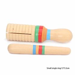 Systematiw Baby Musical Instruments Baby Musical Instruments Sensory Toy 7 Pcs Wooden Musical Instrument Set For Kids Of All Ages With Carrying Bag