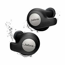 Jabra Elite Active 65T Alexa Enabled True Wireless Sports Earbuds With Charging Case - Titanium Black Renewed