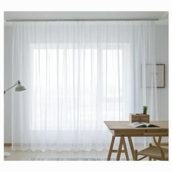 Matoc Readymade Curtain -sheer Mystic Voile -off White - Taped 285CM W X 230CM H