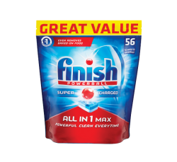 Finish Dishwasher Tablets All In One Regular 56s