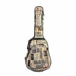 Xinfu 40 41 Inch Acoustic Guitar Bag Waterproof Dual Adjustable Shoulder Strap Guitar Case Gig Bag