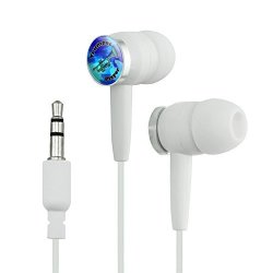 Trumpet Player Band Instrument Brass Novelty In-ear Earbud Headphones - White