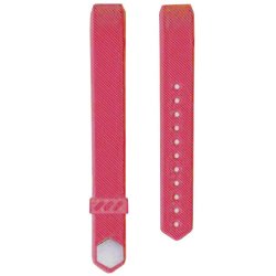 Fitbit Alta Silicon Band - Adjustable Replacement Strap - Pink Large