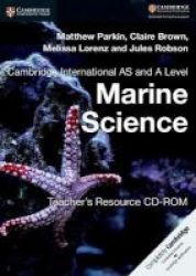Cambridge International As And A Level Marine Science Teacher& 39 S Resource Cd-rom Cd-rom