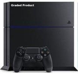 Sony PlayStation 4 500GB Certified Graded Console Factory Refurbished in Jet Black