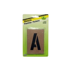 Stencil Figure And Letter - Reusable - 75MM - 8 Pack