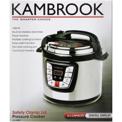 Kambrook 6l Pressure Cooker