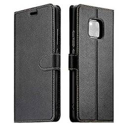 ELESNOW Case Compatible Huawei Mate 20 Pro High-grade Leather Flip Wallet Phone Case Cover For