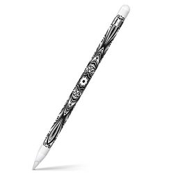 Igsticker Ultra Thin Protective Body Stickers Skins Universal Decal Cover For Apple Pencil 1ST Generation Apple Pencil Not Included 010047 Asian Pattern White Black