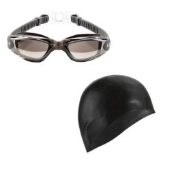 Black Goggles & Black Cap