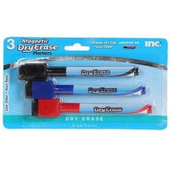 USA Magnetic Fine-point Dry Erase Markers 3-CT.PACK