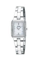 Pulsar 2-HAND Ceramic And Stainless Steel Women's Watch PEGG07