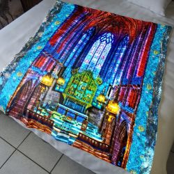 Cathedral Lap Fleece Blanket